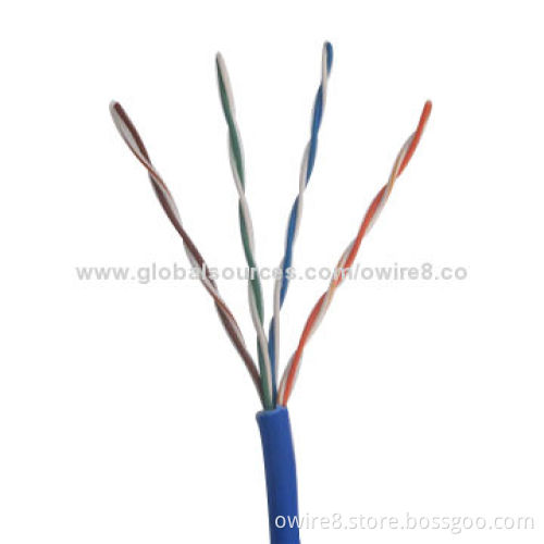 CE/RoHS/UL Best Price UTP Cat5e Cable with 75°C